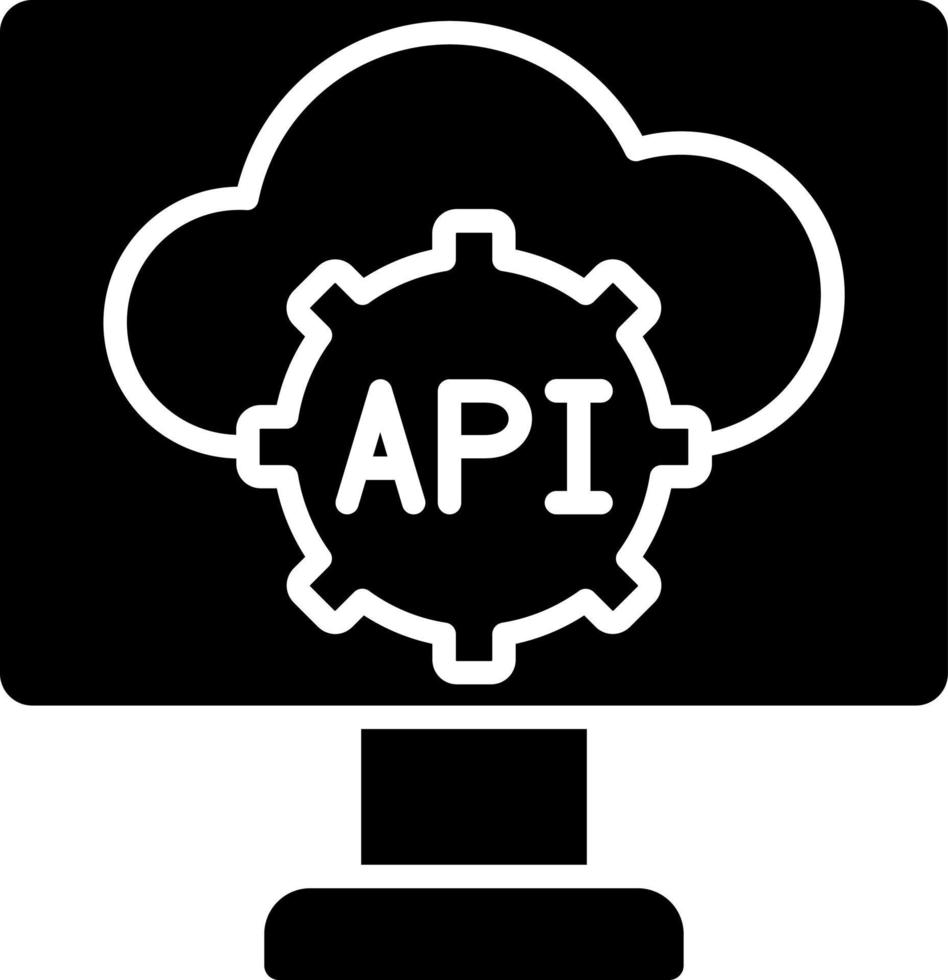 api-pictogramstijl vector