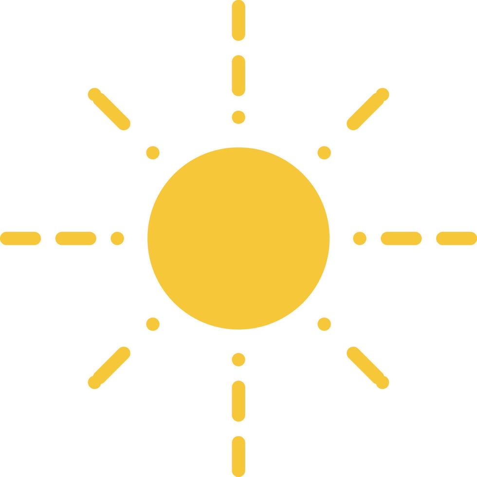 zon icoon - vector. gemakkelijk element illustratie zomer concept. zon icoon - vector. zomer concept vector illustratie. Aan wit achtergrond