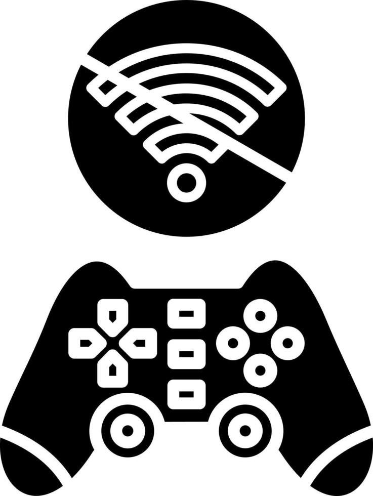 spel verbinding verbreken icoon stijl vector