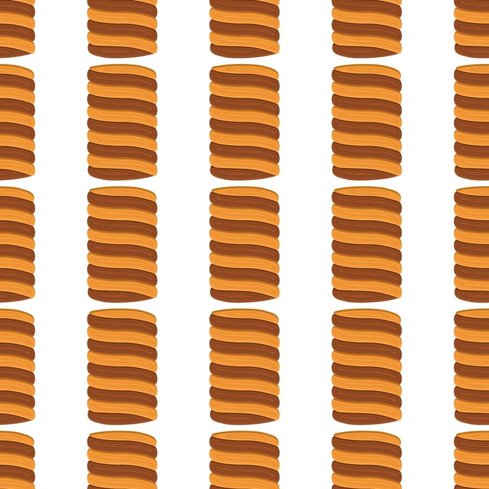 patroon eigengemaakt koekje verschillend smaak in gebakje biscuit vector