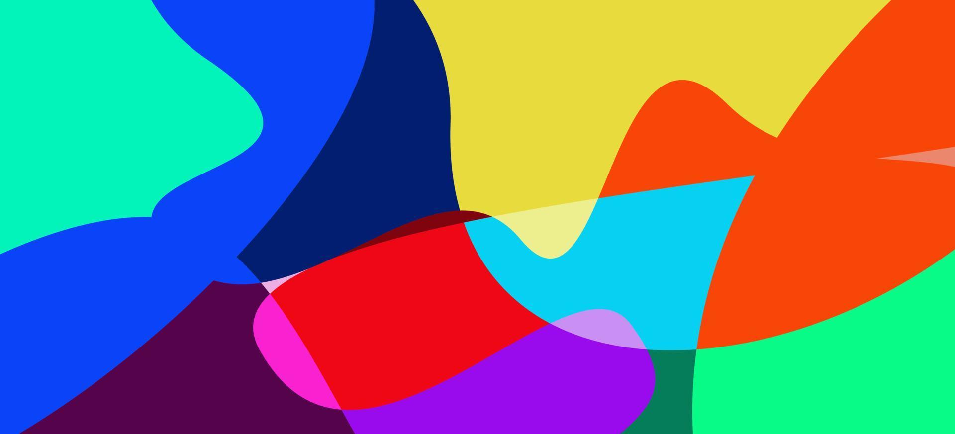 kleurrijk abstract vloeistof en Golf achtergrond vector