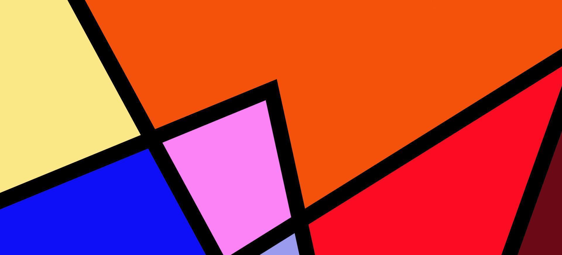 kleurrijk abstract meetkundig achtergrond vrij vector