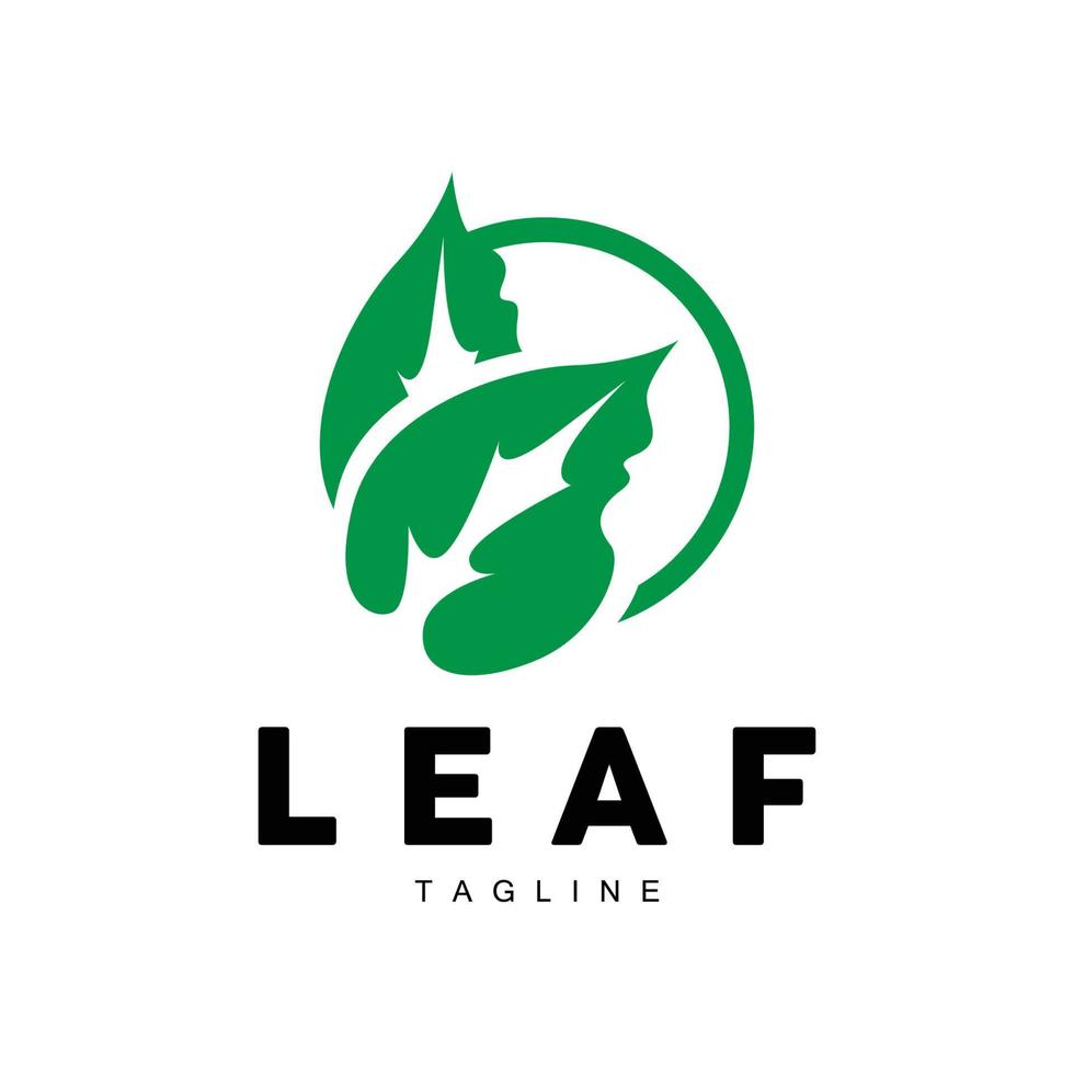 groen blad logo, ecologie natuurlijk fabriek vector, natuur ontwerp, illustratie sjabloon icoon vector