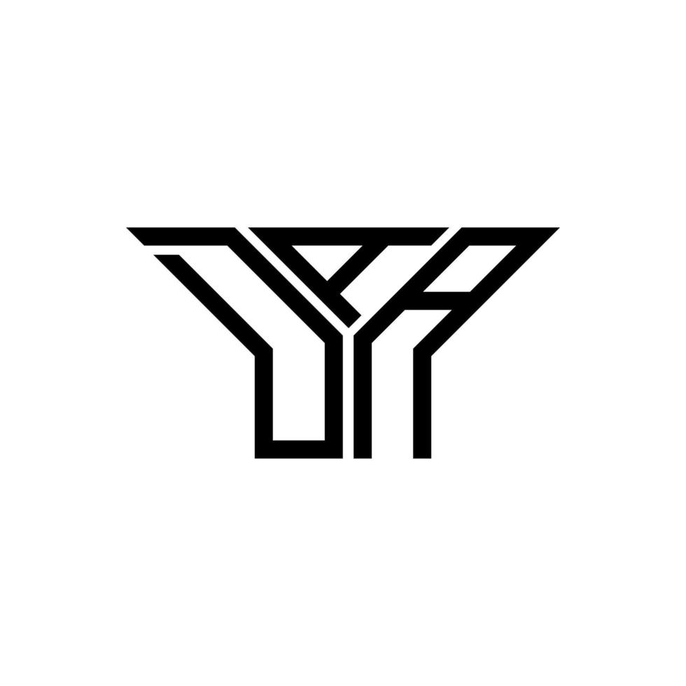 daa brief logo creatief ontwerp met vector grafisch, daa gemakkelijk en modern logo.