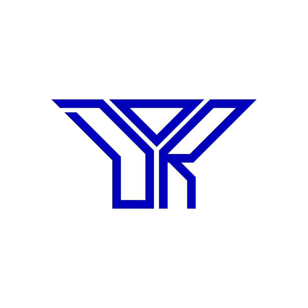 dor brief logo creatief ontwerp met vector grafisch, dor gemakkelijk en modern logo.