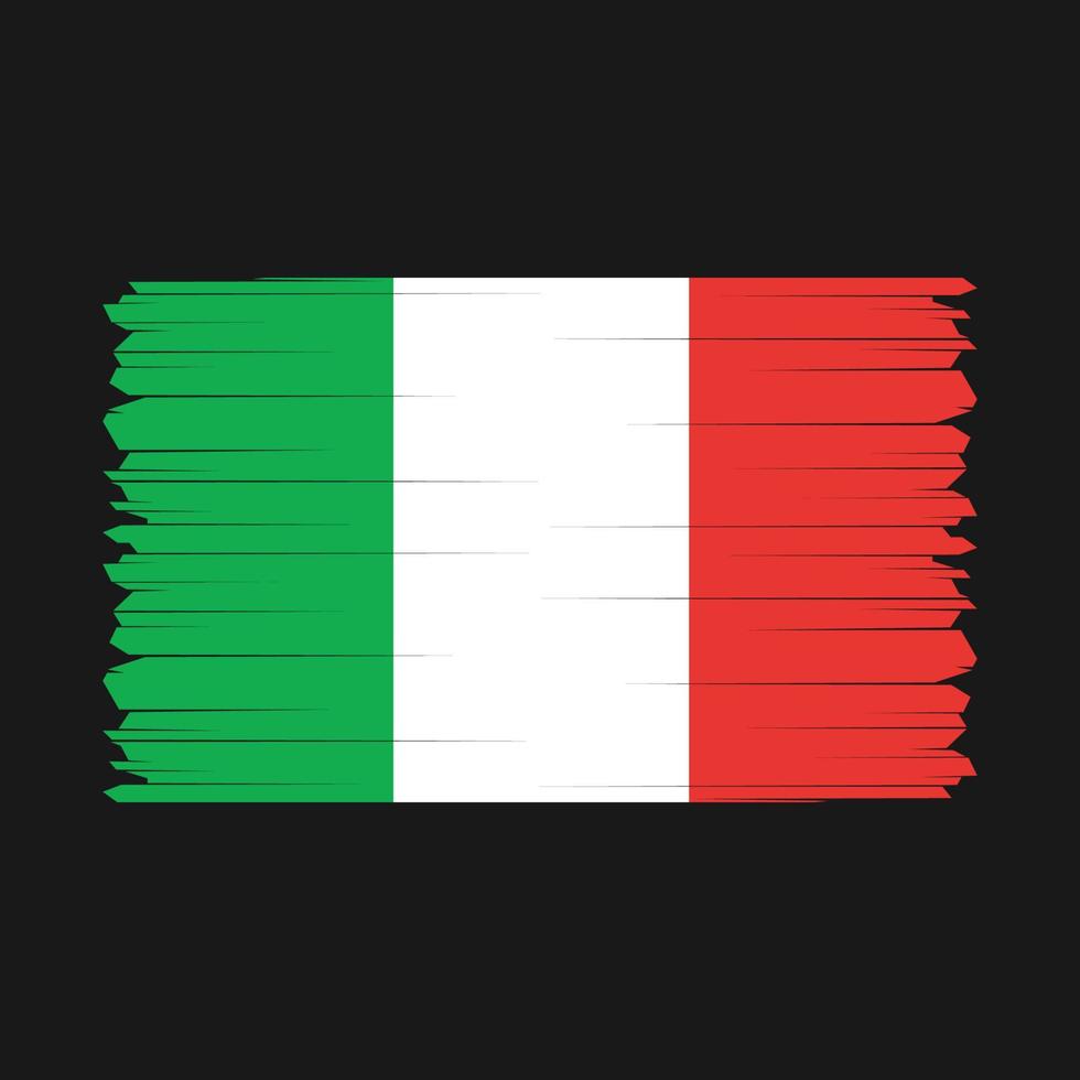 Italië vlag vector illustratie