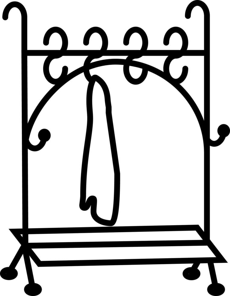 theater, garderobe. illustratie vector icoon Aan wit achtergrond