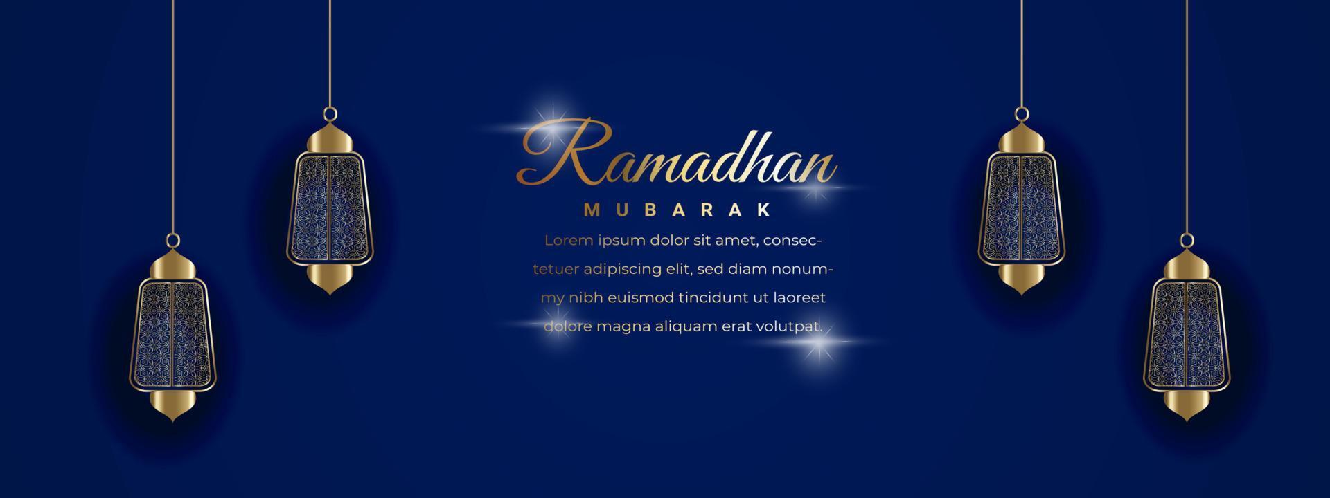 ramadan kareem banner ontwerp vector