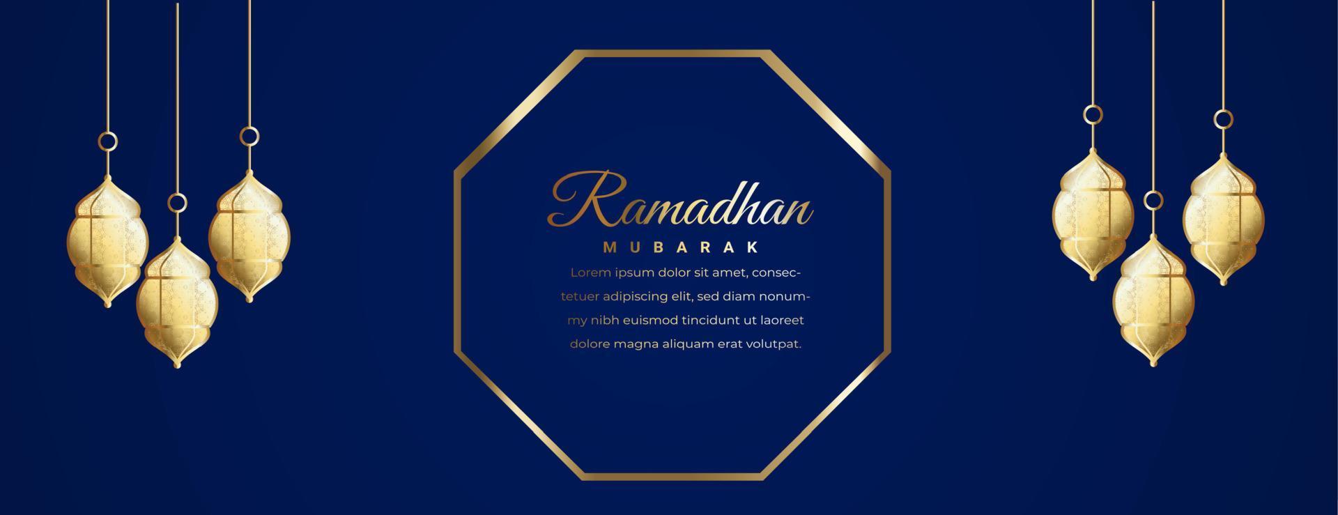 Ramadan kareem eid vastend festival lief banier ontwerp vector