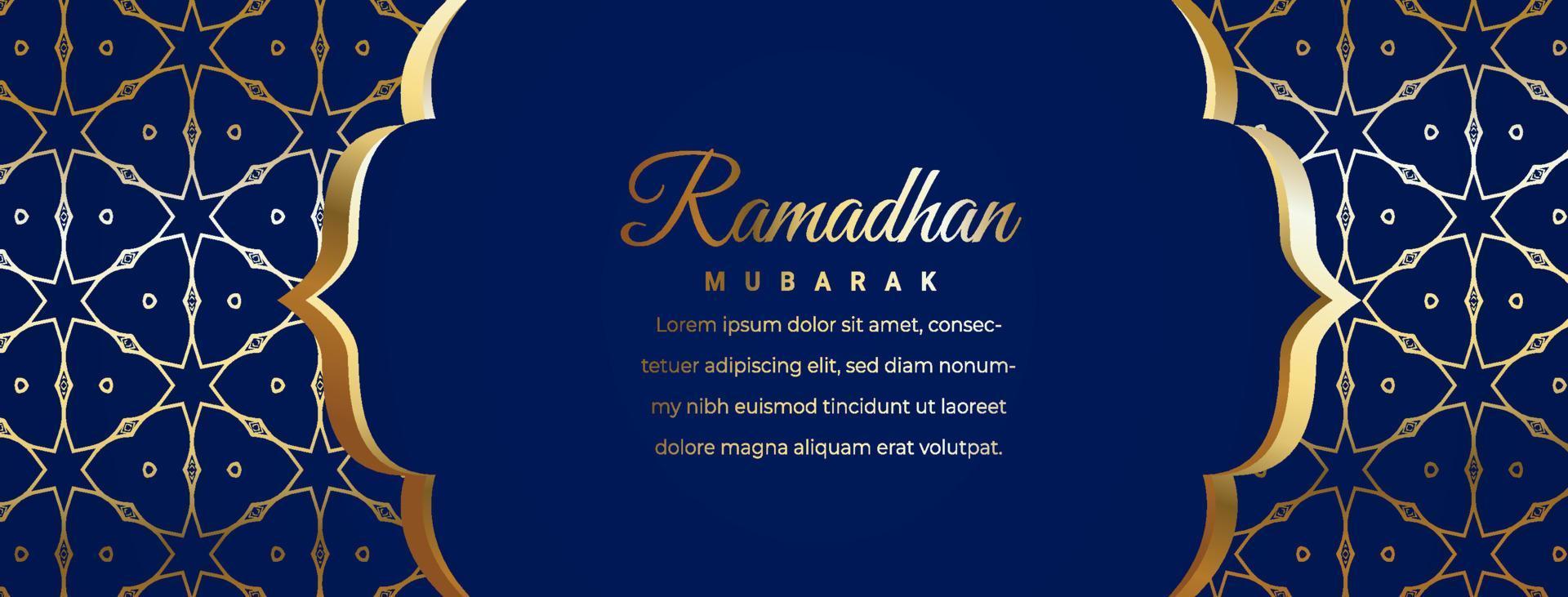 Ramadan kareem festival decoratie banier vector