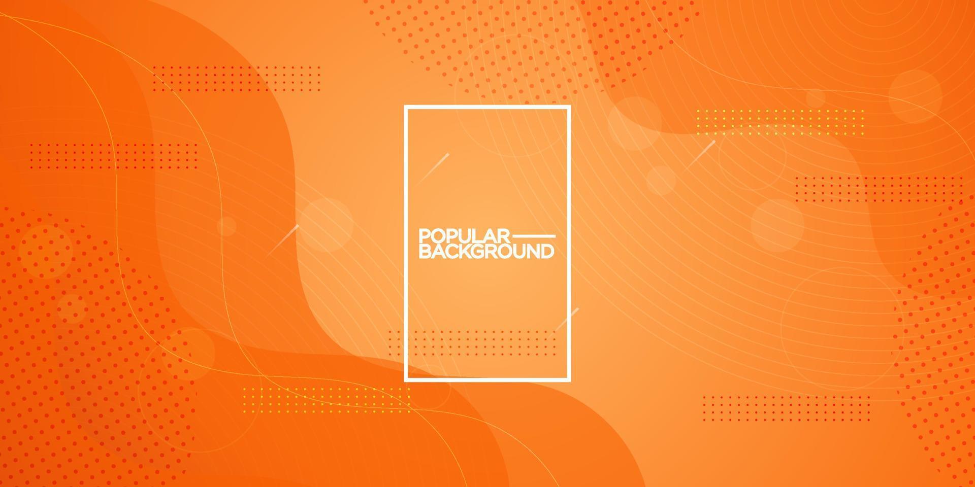 dynamisch abstract oranje meetkundig achtergrond. vloeistof kleur ontwerp. vloeistof vormen samenstelling. eps10 vector. vector