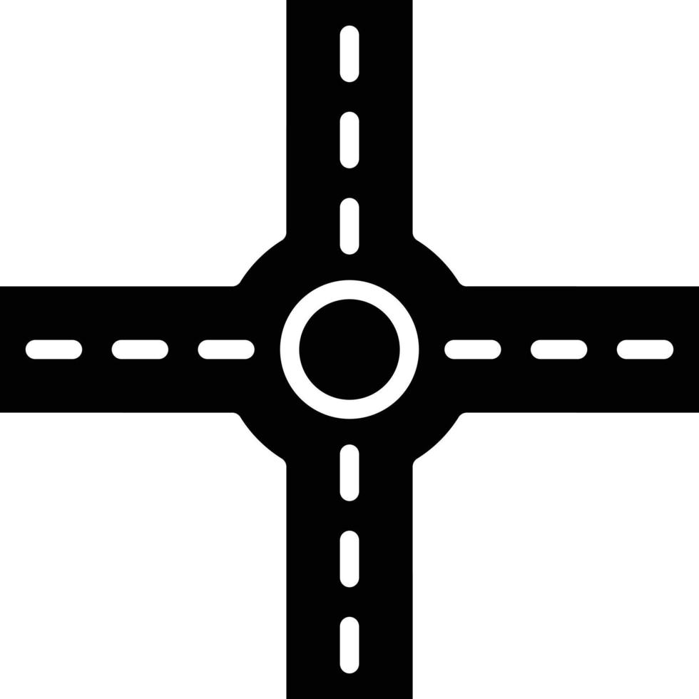 kruispunt vector pictogram ontwerp illustratie