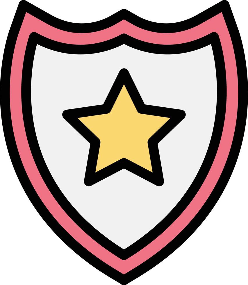 politie badge vector pictogram ontwerp illustratie