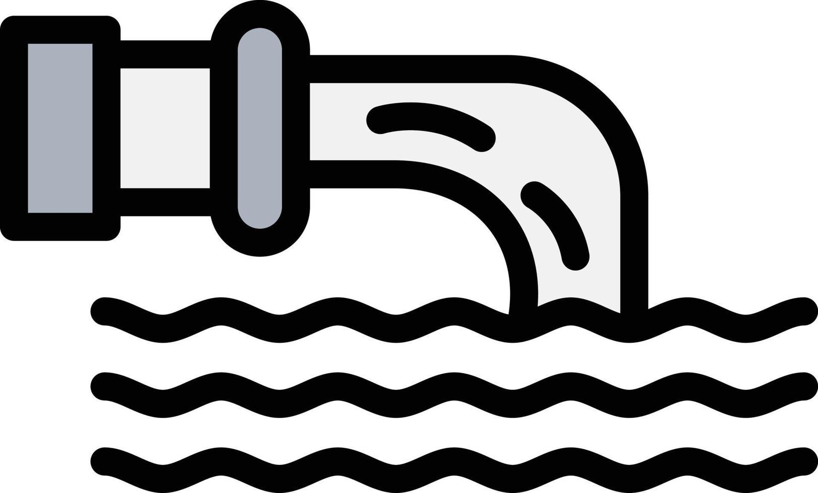 afvalwater vector pictogram ontwerp illustratie