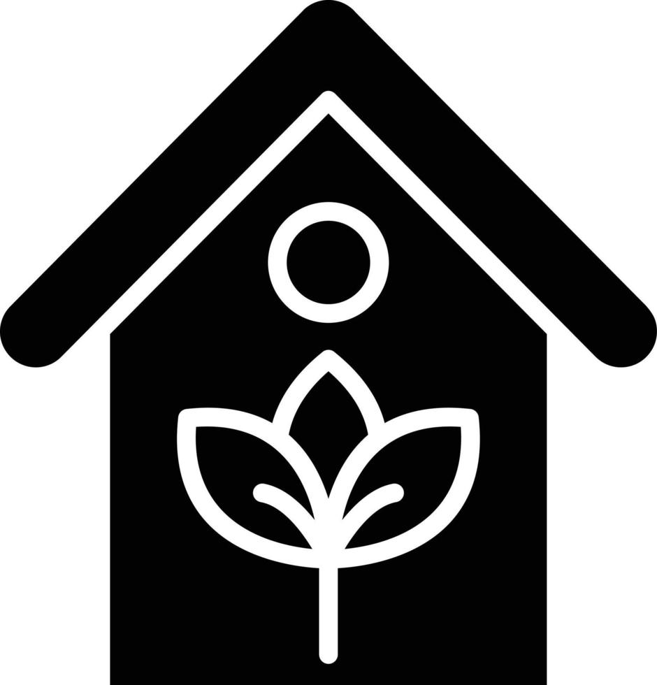 eco huis vector pictogram ontwerp illustratie