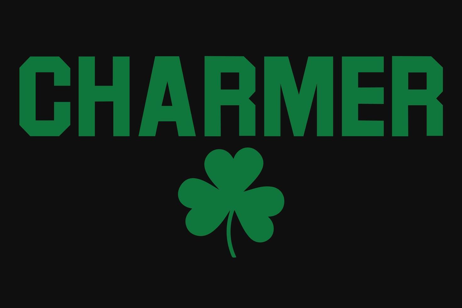 charmeur grappig st Patrick dag t-shirt ontwerp vector