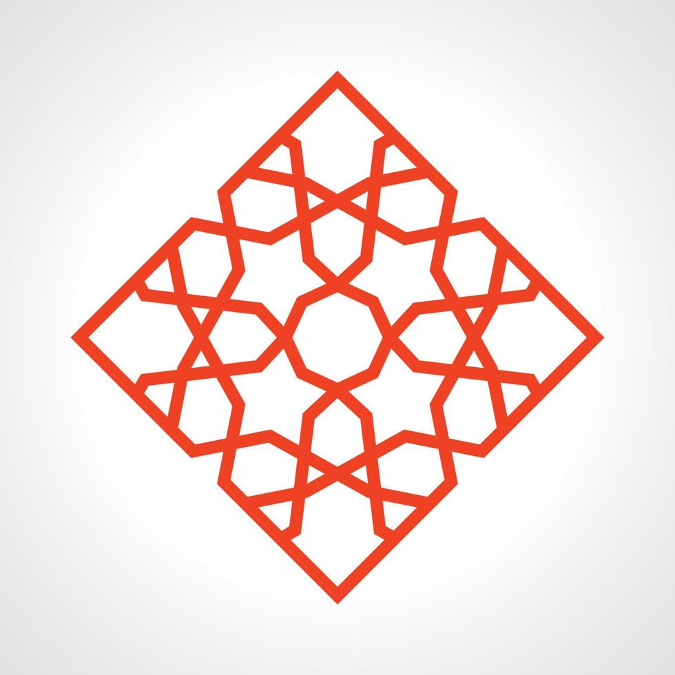 Islamitisch geometrie motief. motief Arabisch geometrie vector