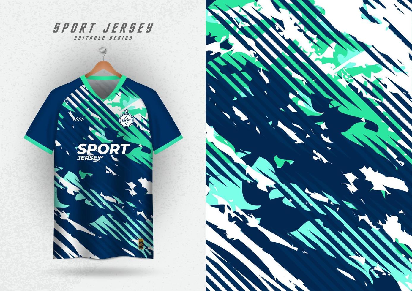 achtergrond voor sport- Jersey, voetbal Jersey, rennen Jersey, racing Jersey, patroon, borstel, groen vector