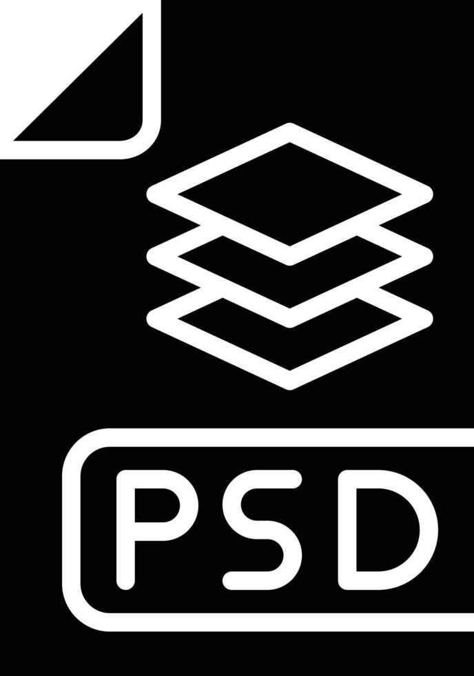 psd het dossier vector icoon ontwerp illustratie