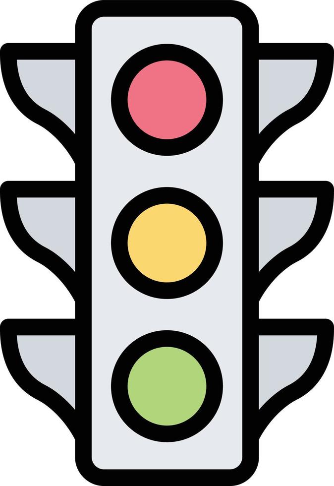 verkeerslichten vector pictogram ontwerp illustratie
