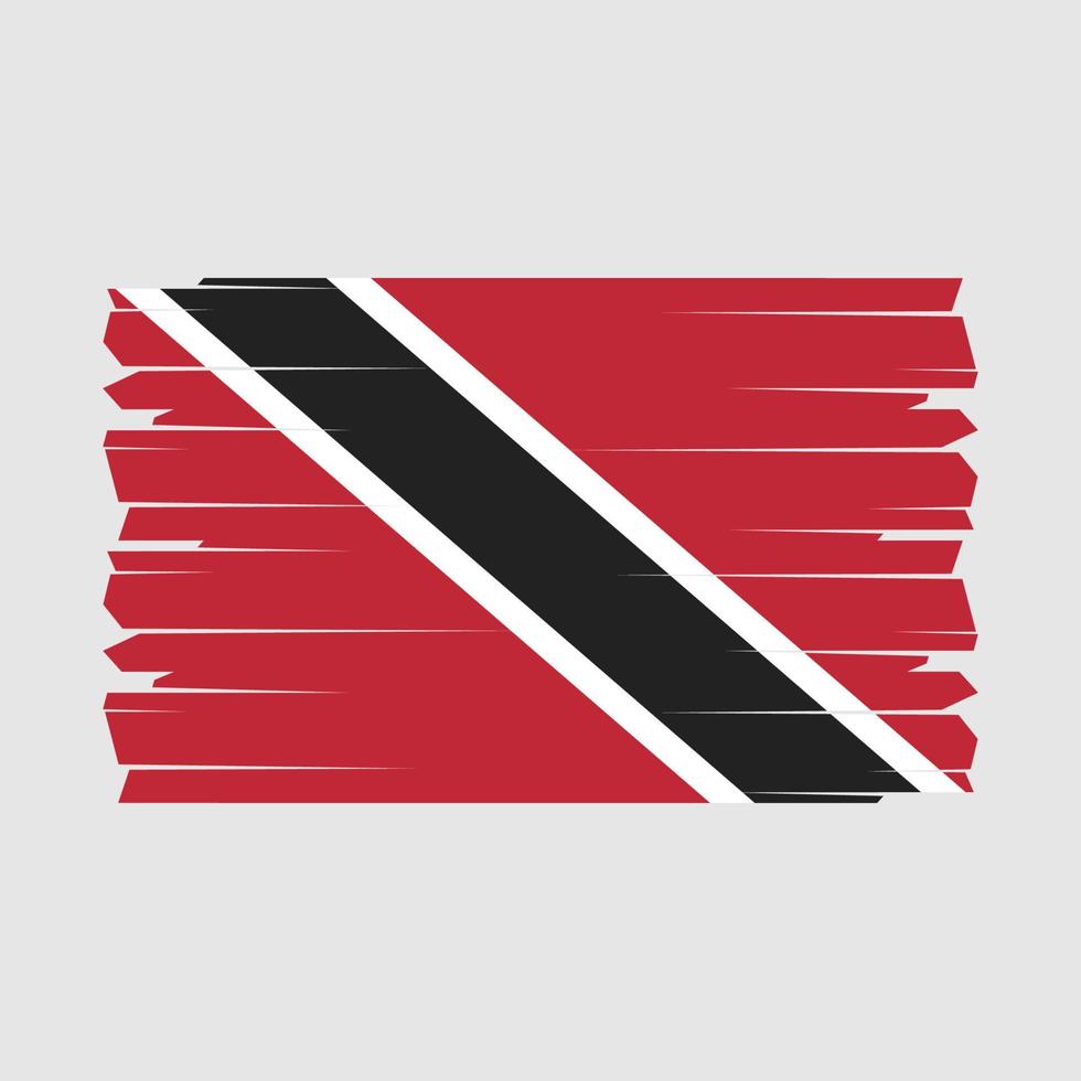 Trinidad vlag borstel vector