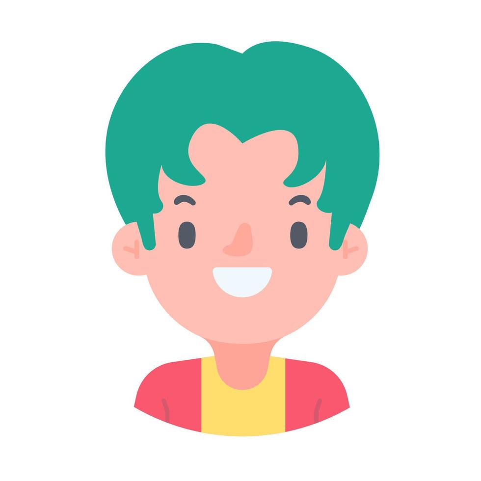 avatar met een jong gezicht afbeeldingen van mannen en Dames van divers nationaliteiten vector