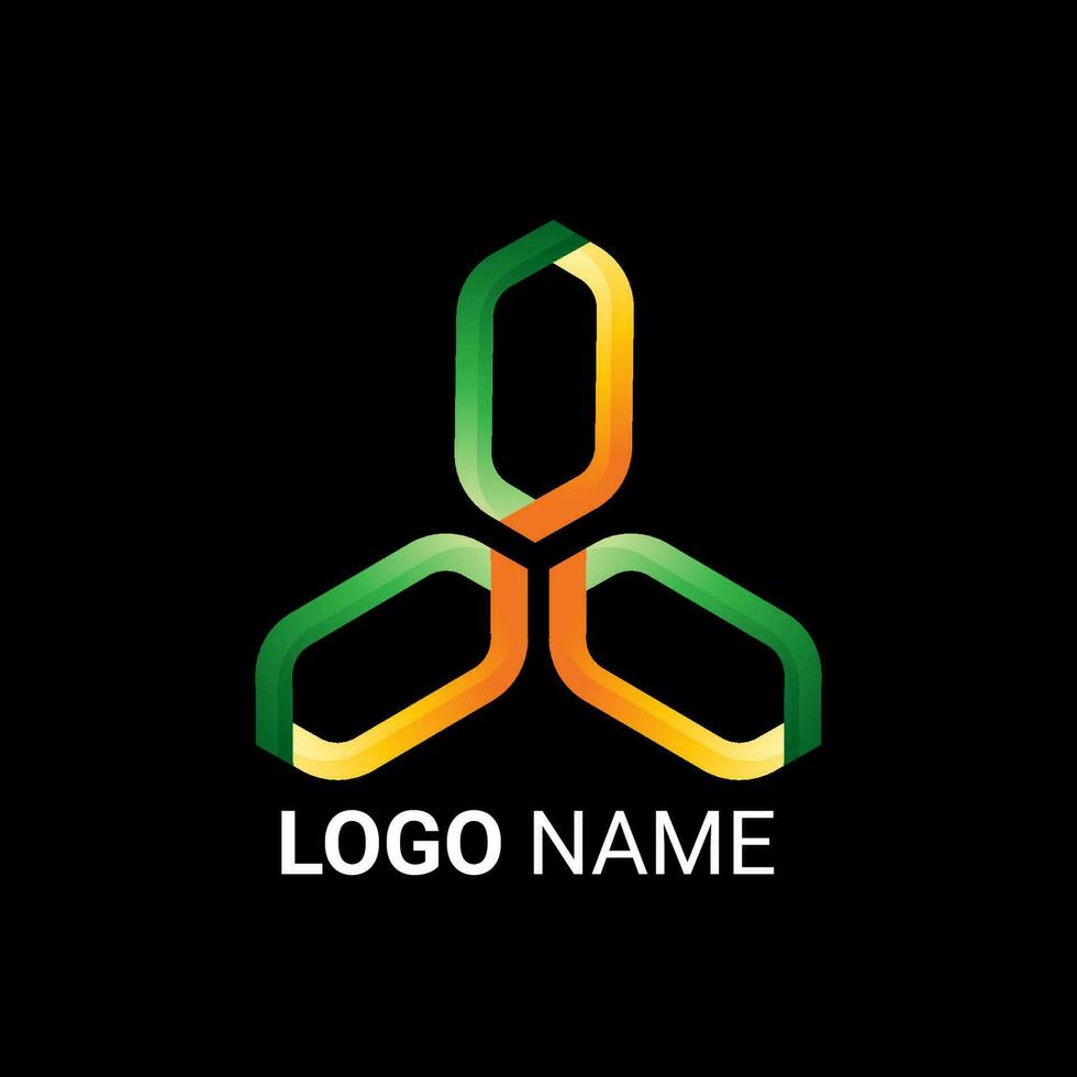 vector modern logo ontwerp voor multimedia en vermaak bedrijf