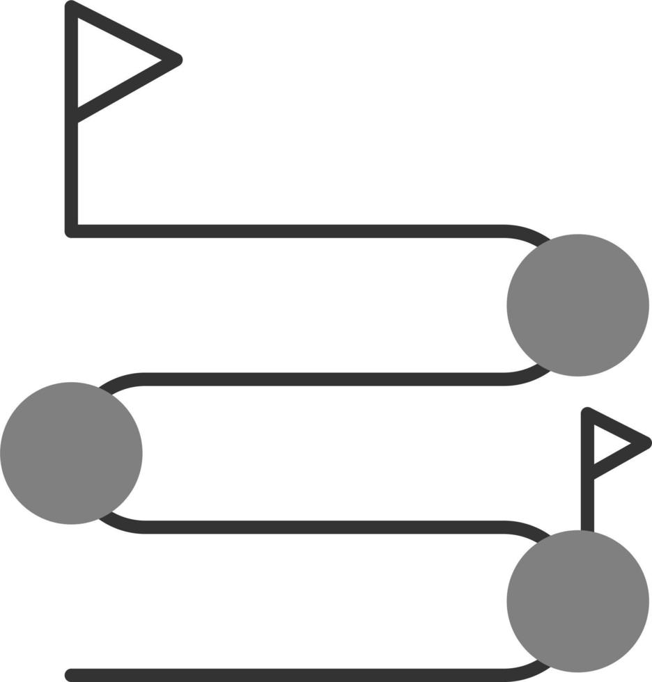 mijlpaal vector icoon