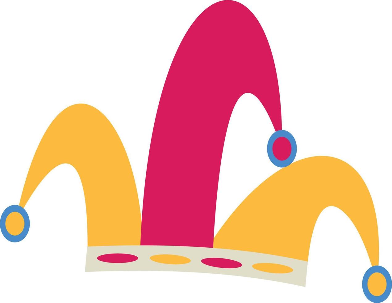 clown hoed illustratie vector