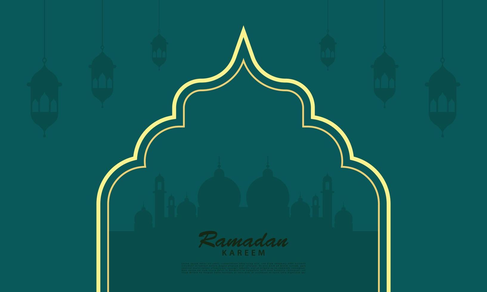 Ramadan Islamitisch voor Ramadan kareem partij vector