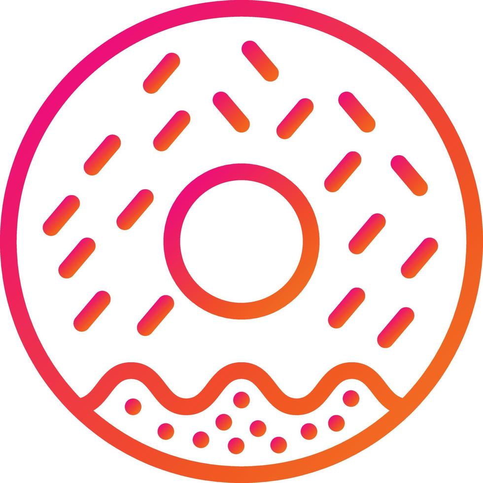 donut vector pictogram ontwerp illustratie