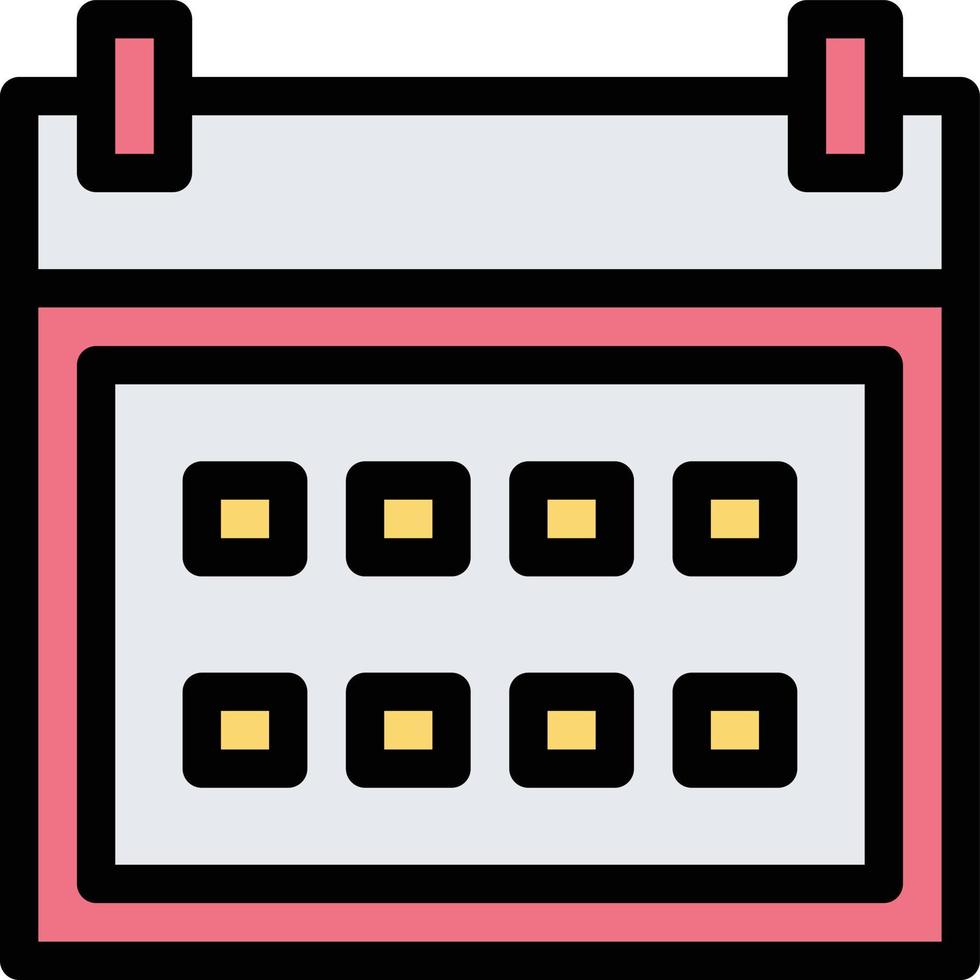 kalender vector pictogram