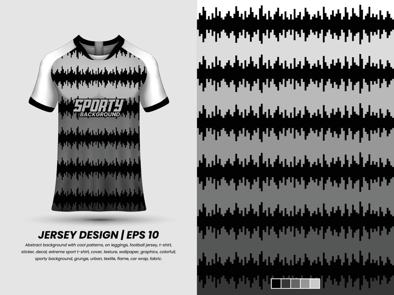 voetbal Jersey ontwerp voor sublimatie, sport t overhemd ontwerp, sjabloon Jersey pro vector