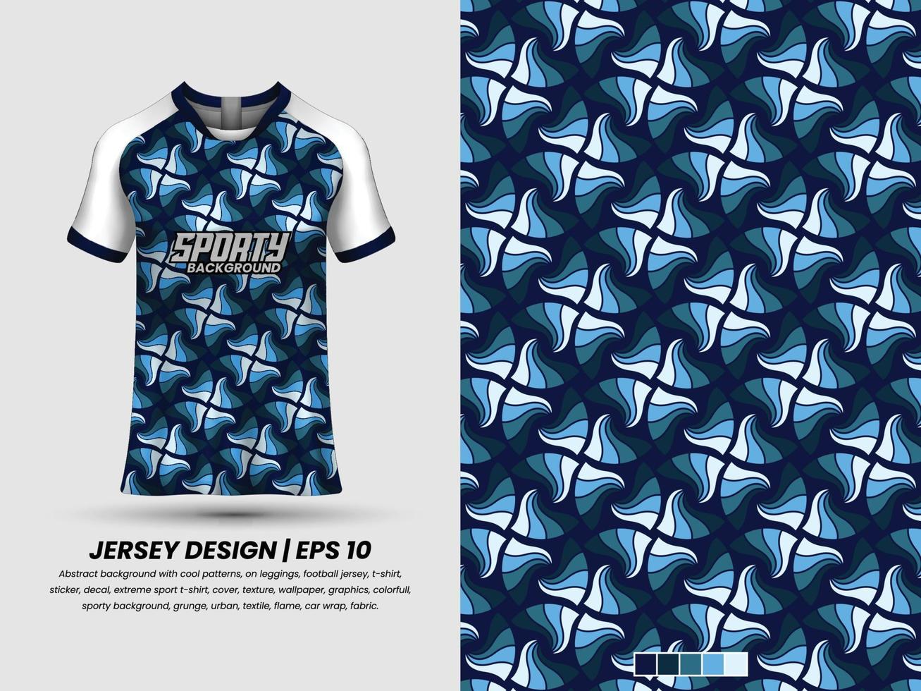 voetbal Jersey ontwerp voor sublimatie, sport t overhemd ontwerp, sjabloon Jersey pro vector