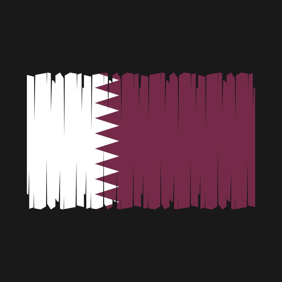 vlag van qatar vector