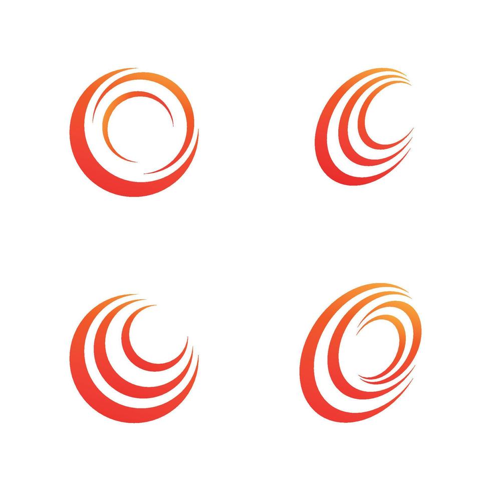 cirkel logo en symbool vector pictogram sjabloon app