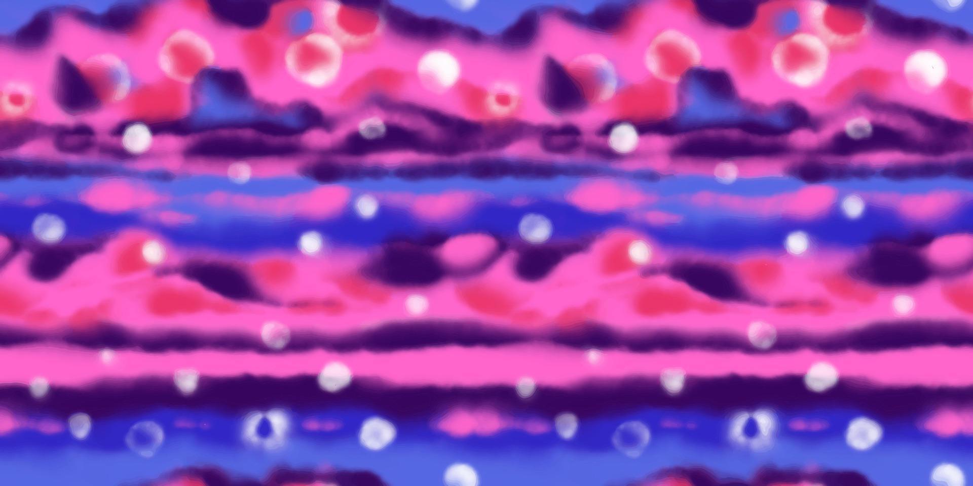 abstract waterverf wazig patroon in blauw en roze kleuren vector