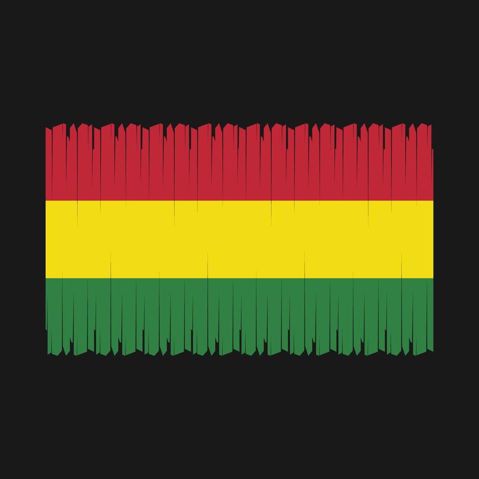 Bolivia vlag vector illustratie