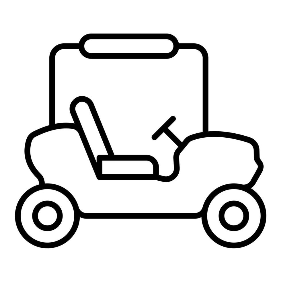 buggy auto vector icoon