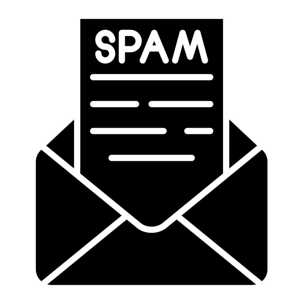 spam e-mail vector icoon