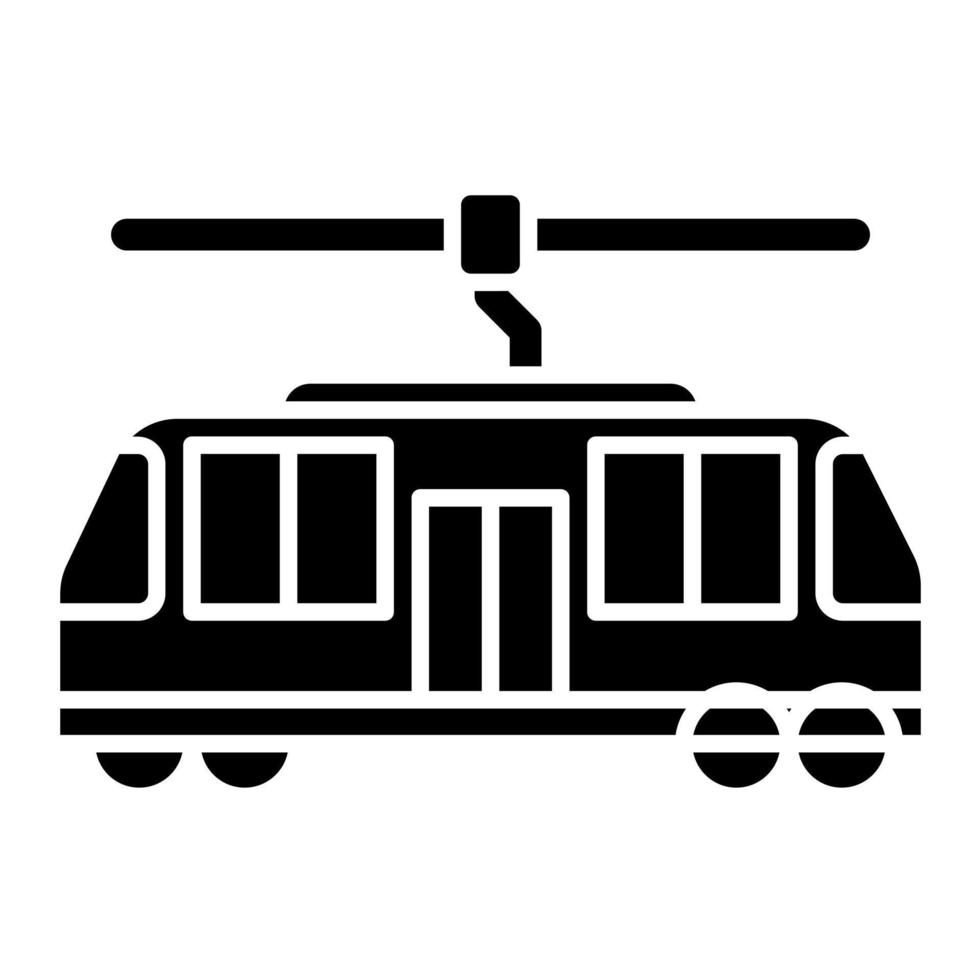 tram vector icoon