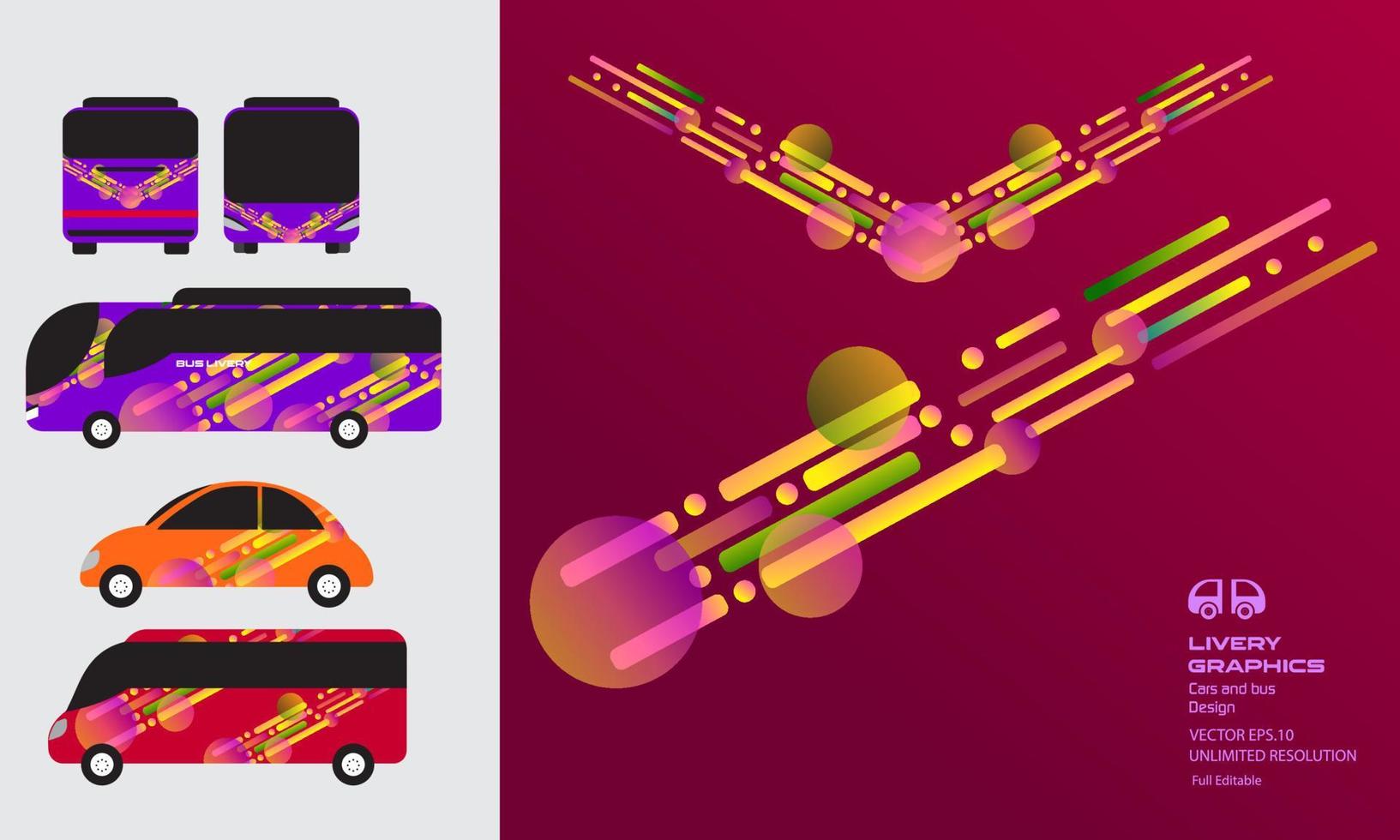 auto inpakken kleurstelling ontwerp achtergrond vector