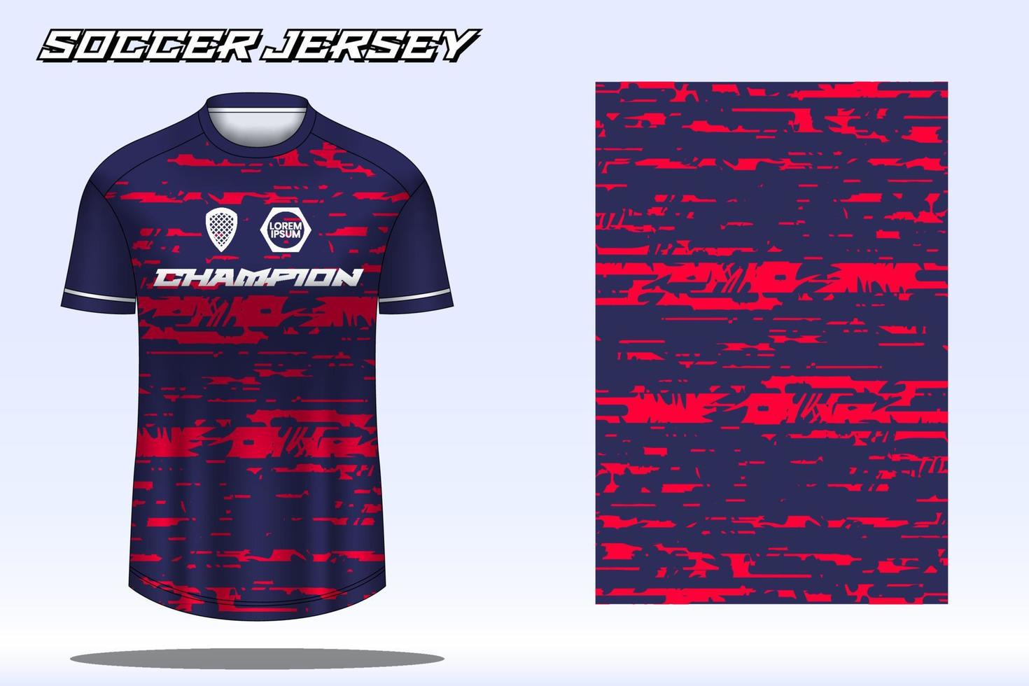 voetbal Jersey sport t-shirt ontwerp mockup voor Amerikaans voetbal club vector