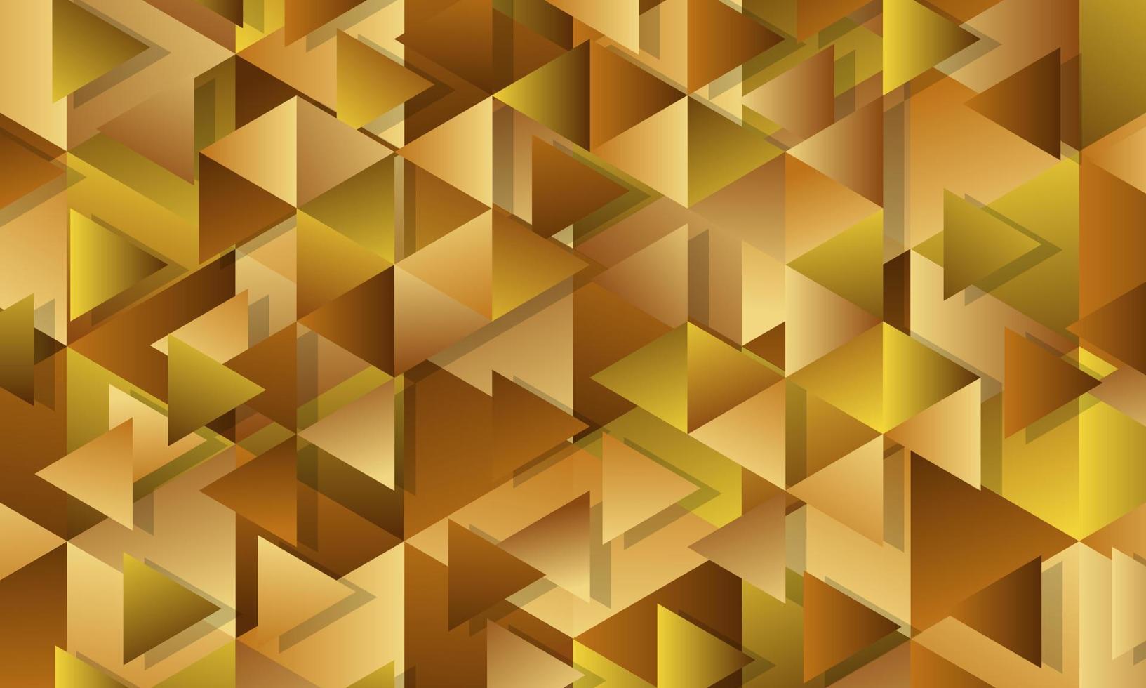 gouden helling veelhoekige abstract achtergrond vector