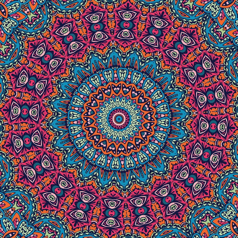 gemakkelijk mandala, gemakkelijk mandala's bloemen kleur bladzijde Aan wit achtergrond. vector