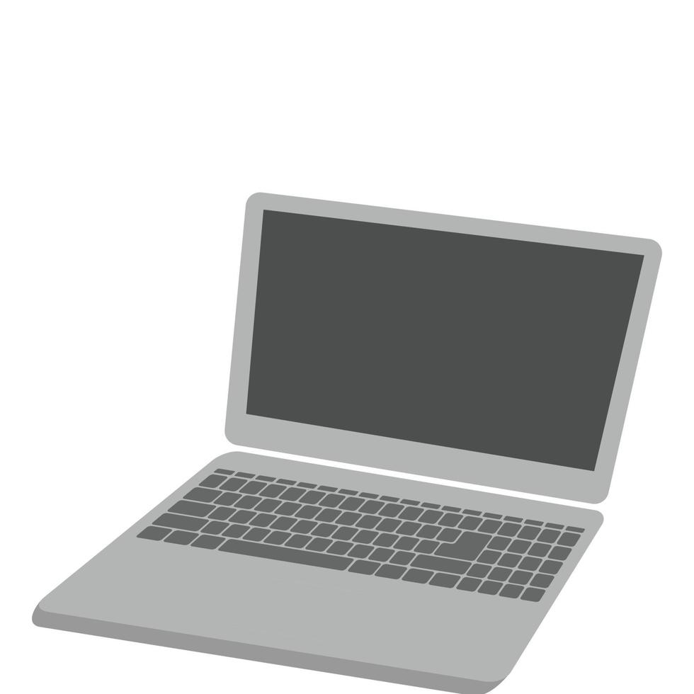 laptop pictogram vector