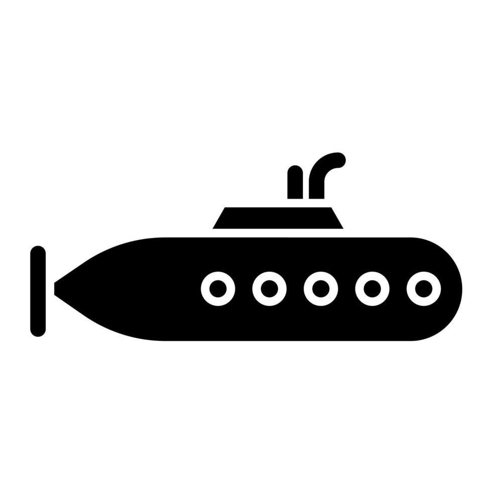 onderzeeër vector pictogram