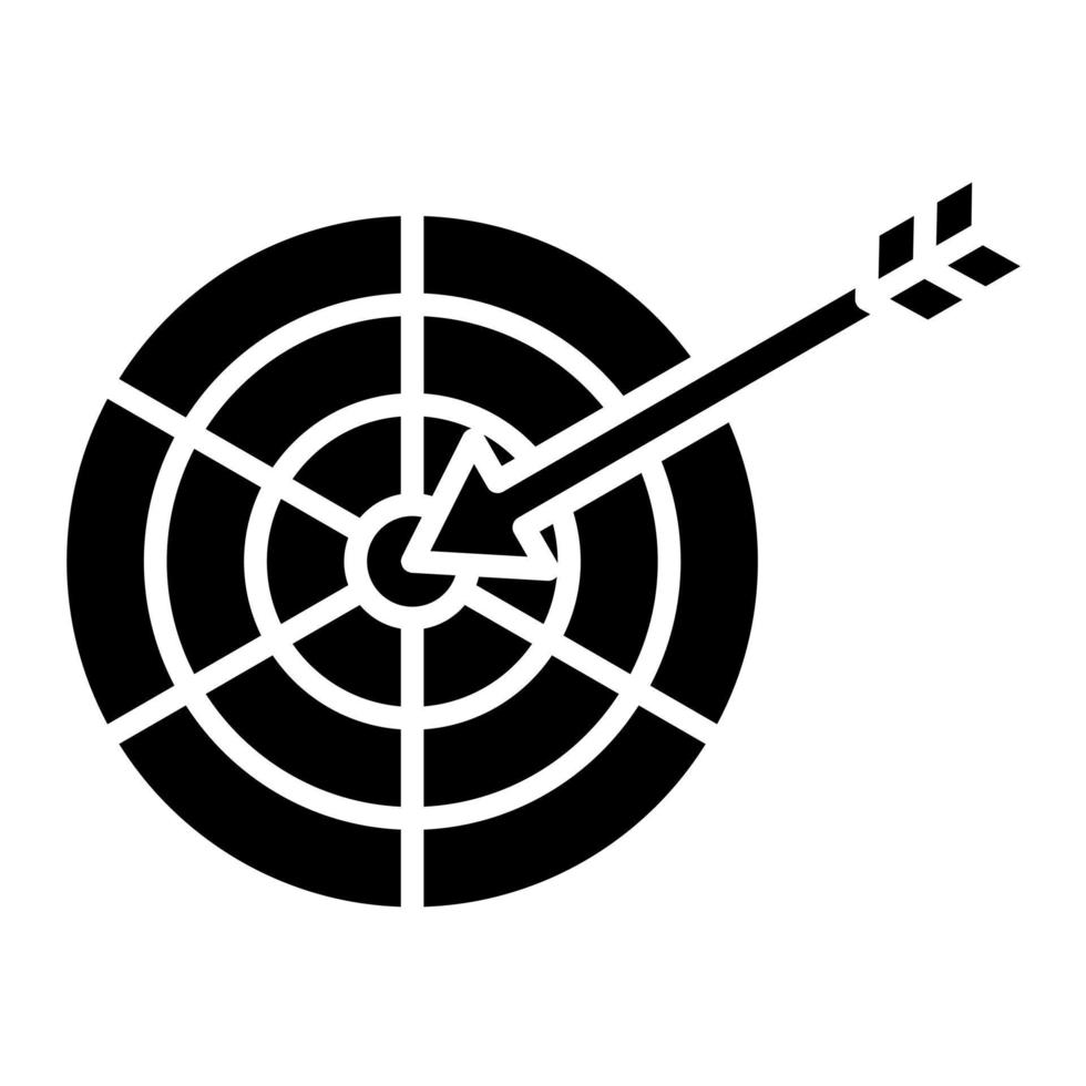 dartbord vector icoon