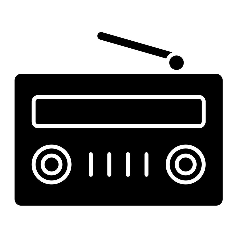 radio vector pictogram