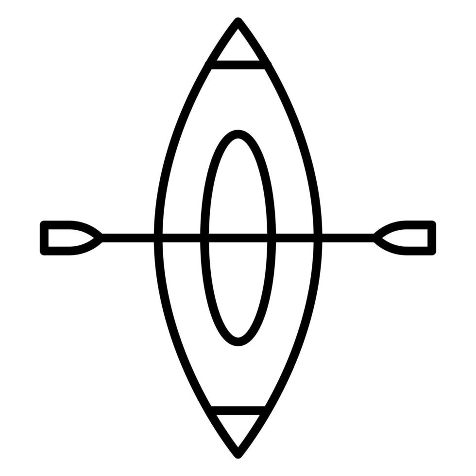kajak vector icoon